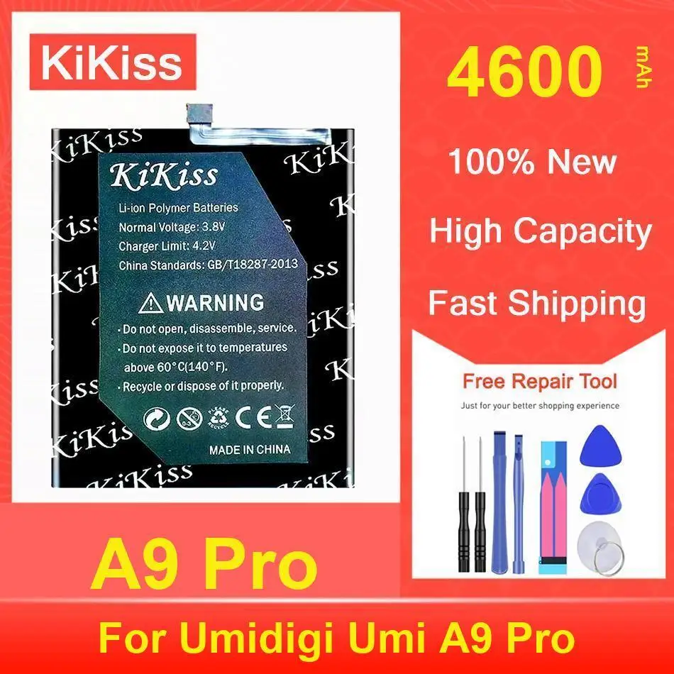 

Аккумулятор Kikiss 4600 мАч A9 Pro для Umidigi Umi