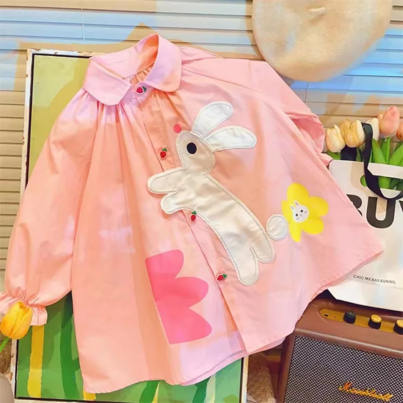 

Girls' Dress Autumn New Fashionable Princess Dress Baby Girl Spring Autumn Stylish Children's Shirt Dress
