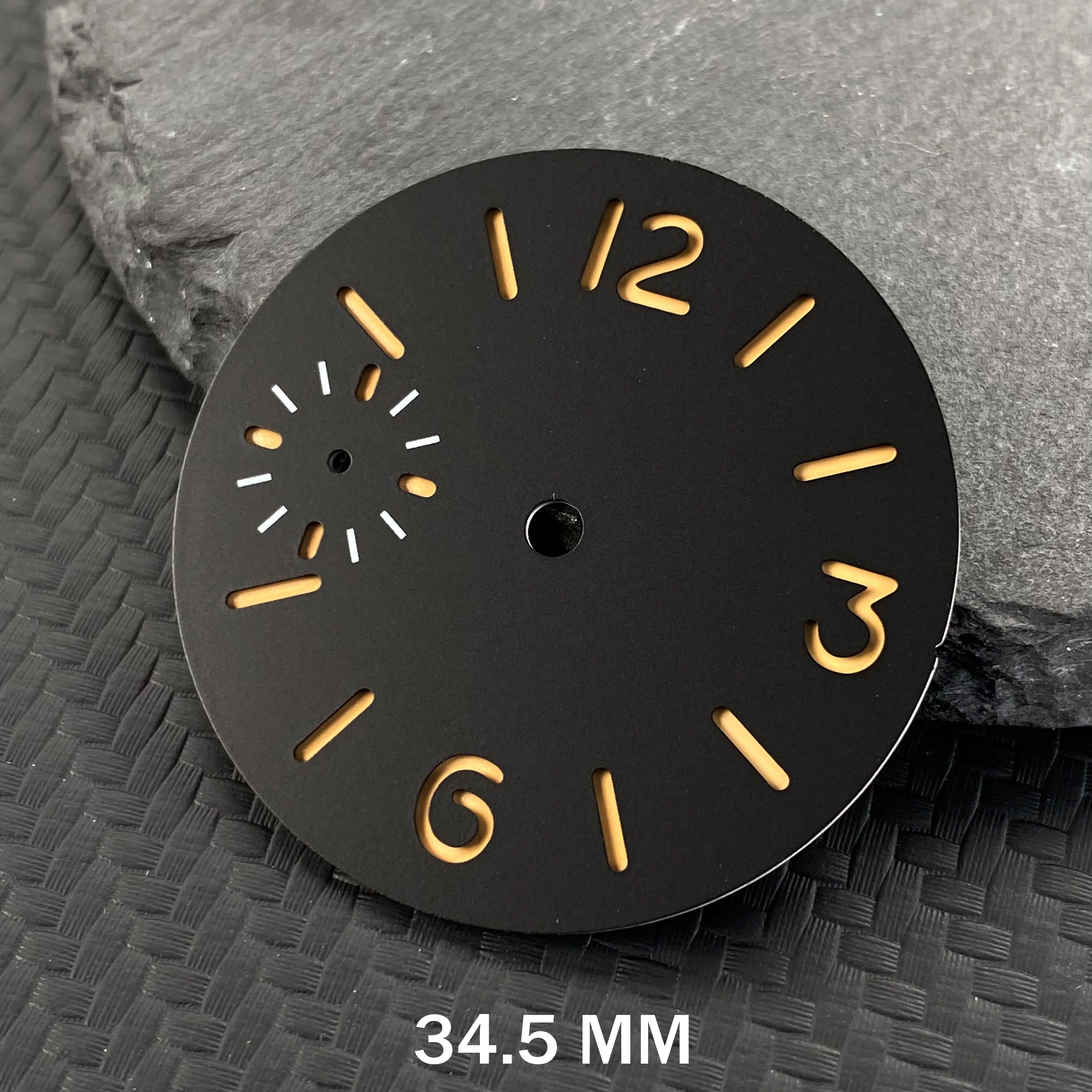 Watch Dial 34.5mm/36mm Face for ETA6497/ ST3600 Movement Watch Green Luminous Accessories Modified Replacement Watch Dial ﻿