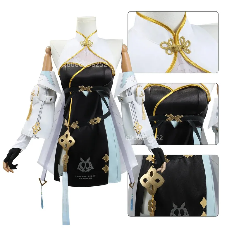 Wuthering Waves Baizhi Cosplay Costume Sweet Lovely Uniform Suit Premium Halloween Party Role Play Outfit for Women