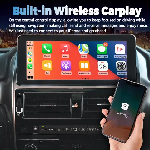 12.3inch All-new Car Radio Android For Lexus GX400 GX460 2009 - 2022 CarPlay Multimedia Video Player GPS WIFI Stereo Head Unit 10 best sales gx460 carplay - №9