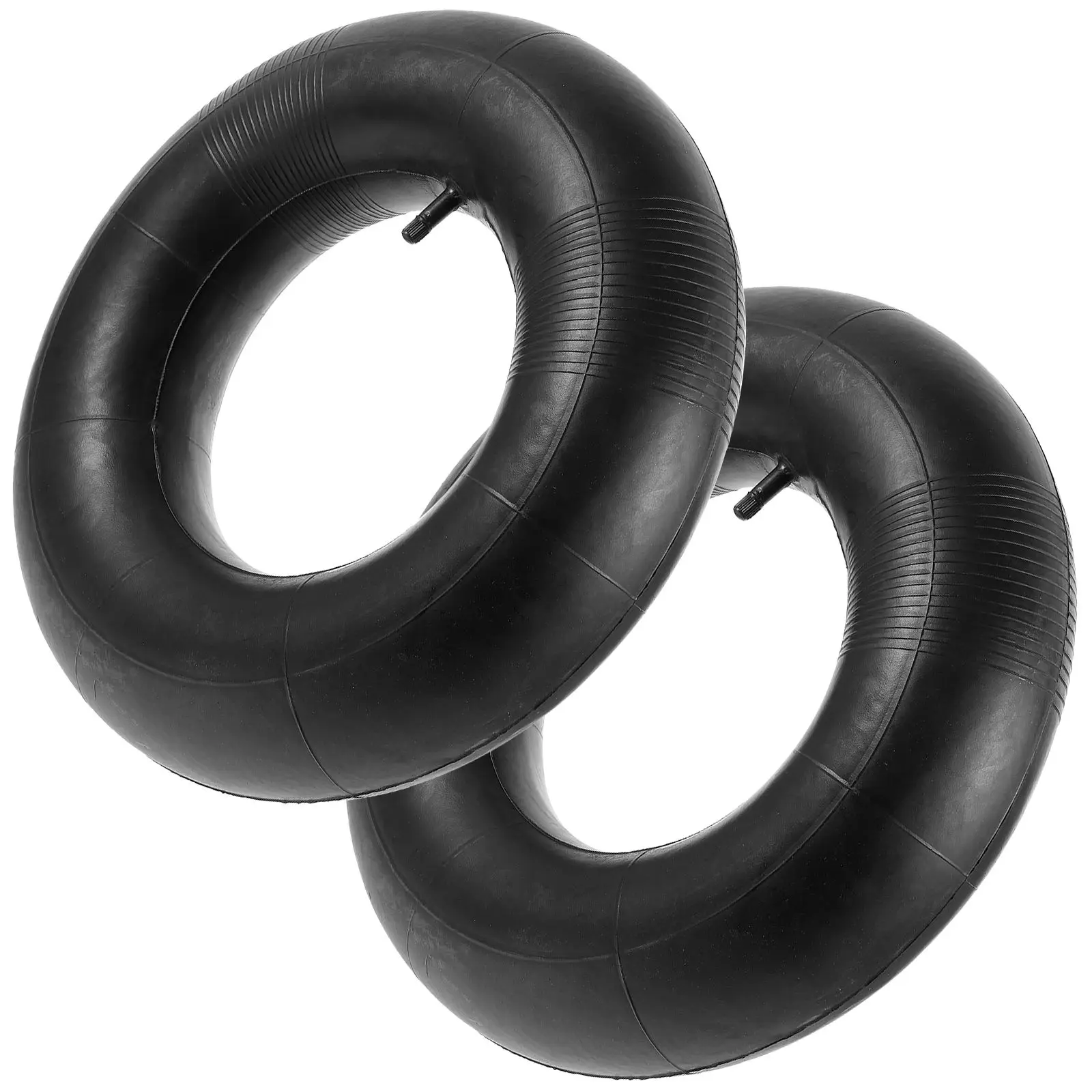 2-teiliges Rasenmäher-Innenrohr für Traktor, Schubkarre, Reifen, Rasenmäher, stumm, Handwagen, Gummi