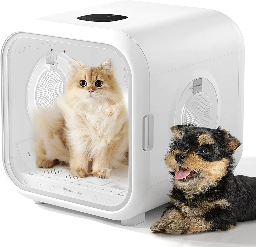 

Automatic Pet Dryer for Cats and Small Dogs Ultra Quiet Dog Hair Dryer with Smart 39 Degree Constant Temperature and 360 Drying