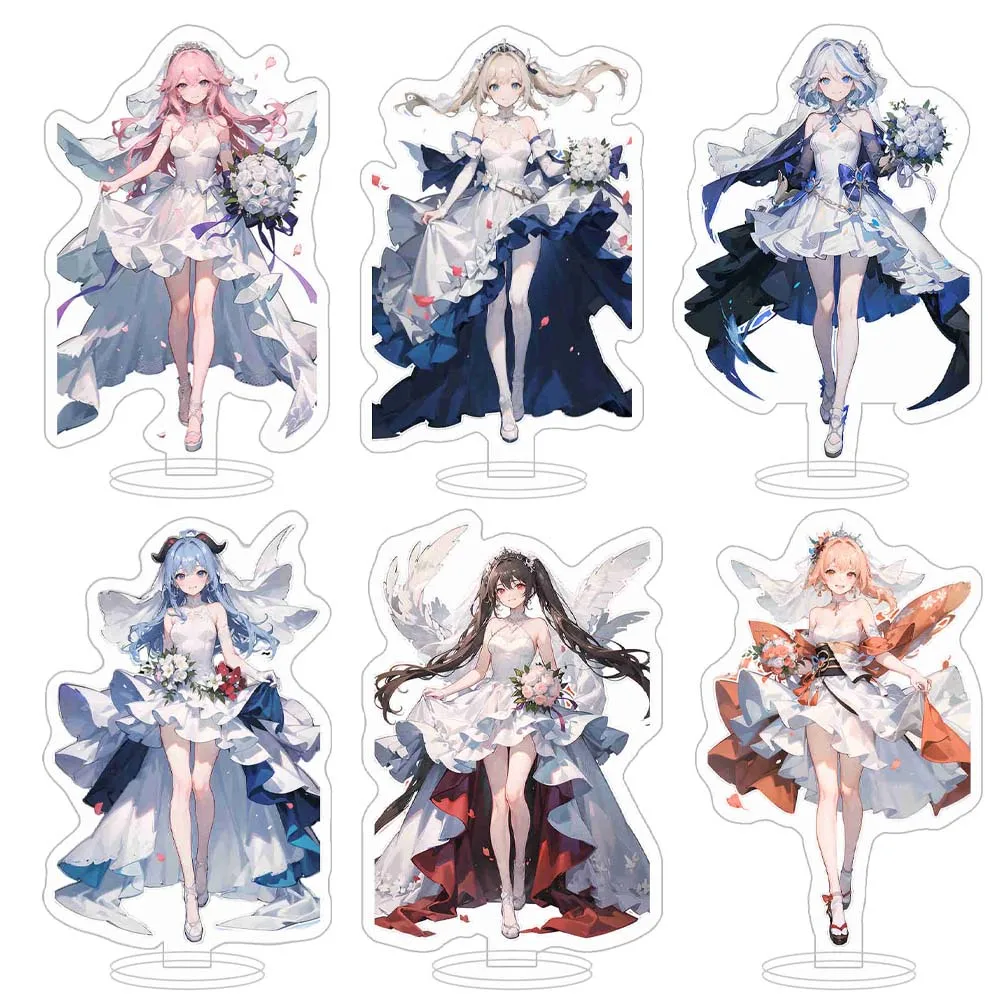 

Loen Store Genshin Impact game character wedding dress Xilonen Mualani Kachina Kinich Emilie Sethos Sigewinne Acrylic stand SALE