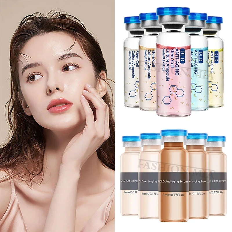 5ml Hyaluronic Acid Niacinamide Facial Serum BB Cream Glow Ampoule Kit Salmon DNA Moisturizing Skin Rejuvenation Beauty