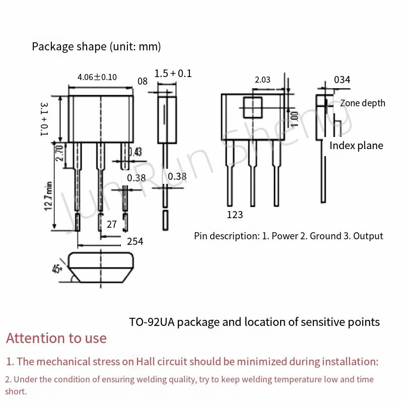 1/5/10/20PCS New good quality SS49E TO-92S Hall sensor 49E S49E Linear Hall switch element OH49E Effect Sensor