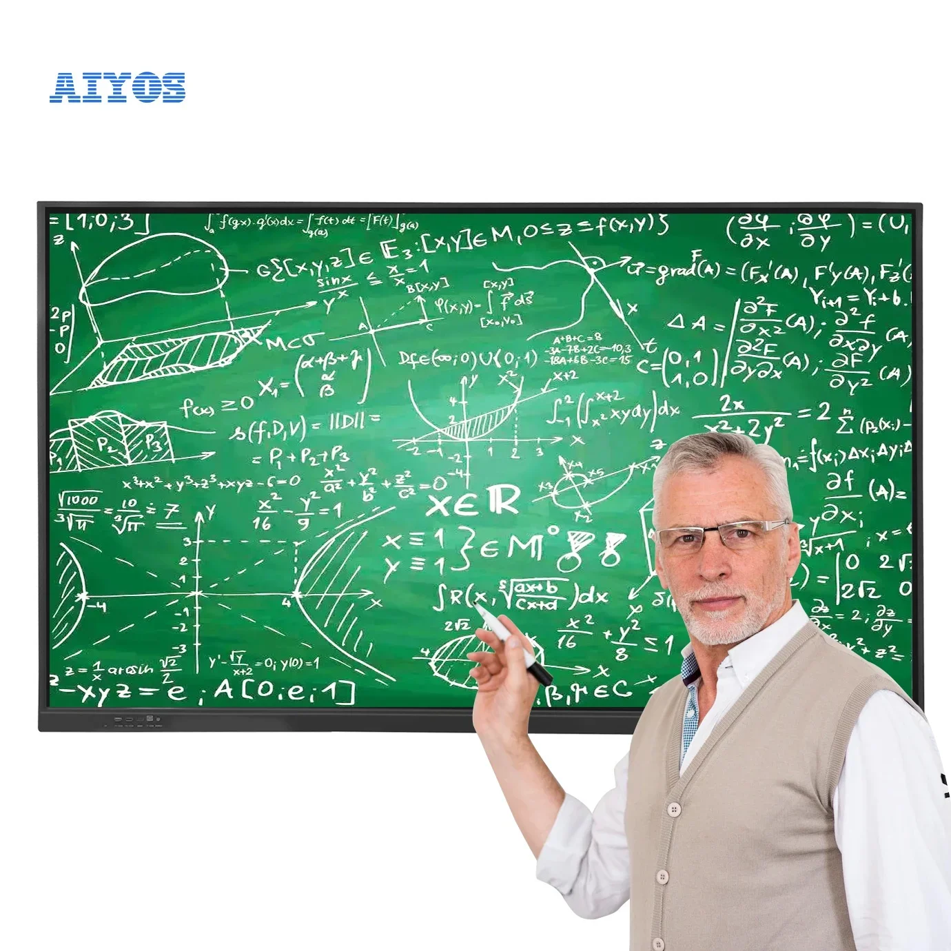 

Wholesale Large 65 Inch Smart Interactive Whiteboard 4k Floor Standing IR Touch Screen Smart Board Electronic for Teaching
