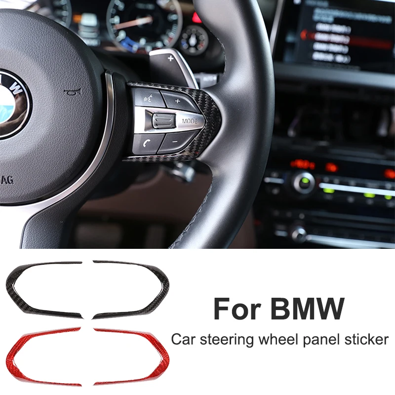 For BMW X1 X2 X3 X4 X5 X6 X7 E30 E38 E39 E46 E60 E90 E70 E83 F30 F32 Car Steering Wheel Cover Sticker Modification Accessories