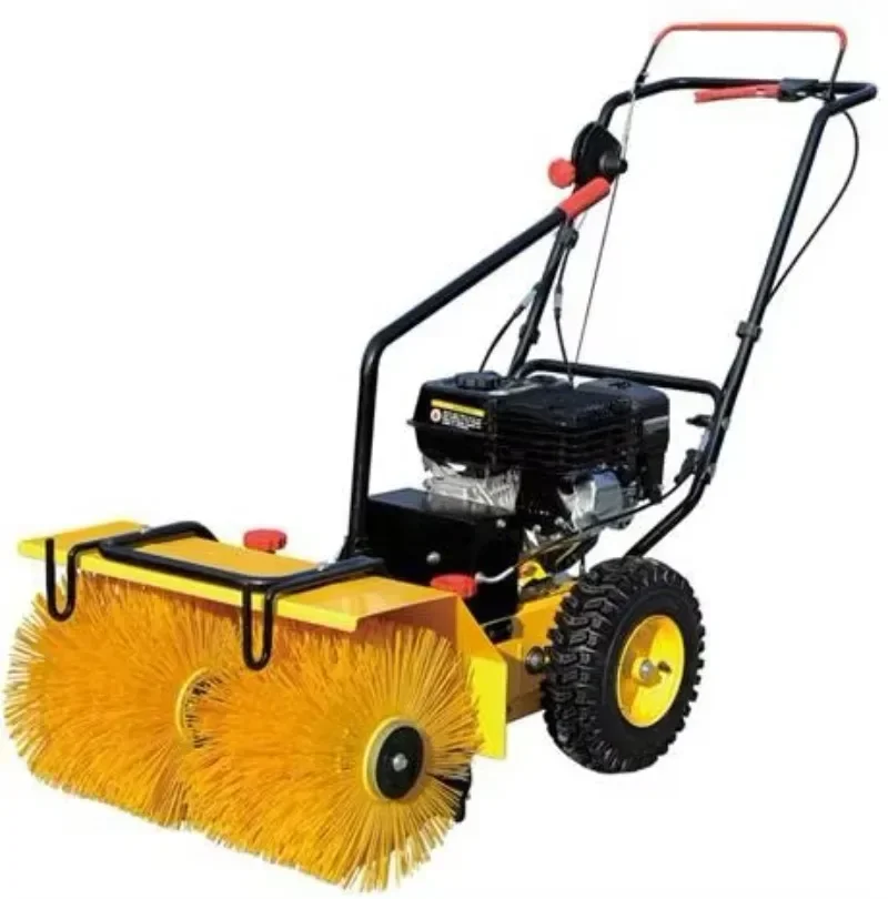 24 Inch Snow Sweeper Tractor 4 Forward 6Hp Strong Snow Blower Snow Sweeper Household Small Can Be Used By One Person