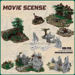 Movie Rider Moc Building Blocks Hide Camp Model Near Beast Technology Bricks Parth Galen Sets Collection Toys Xmas Gifts