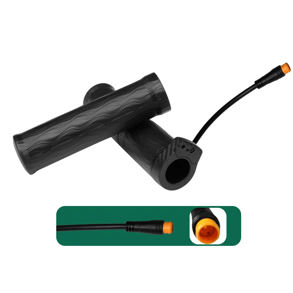 

3pin Waterproof FT410X Throttle Grip Designed for Ebike Handlebar and Half-Throttle Function with Rotation Range