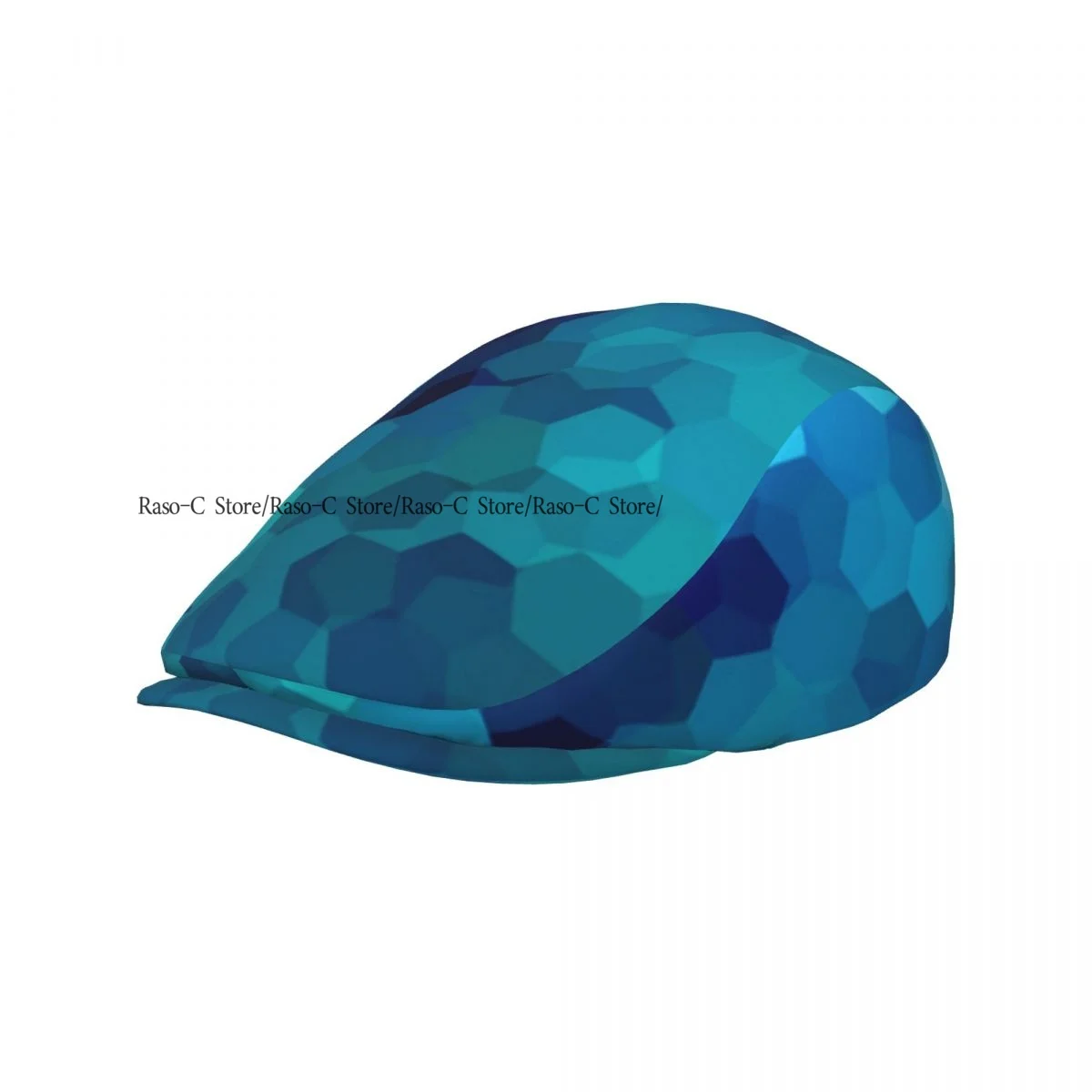 British Gatsby Newsboy Cap For Adults Geometric Mosaic Pattern Flat Peaked Cap Autumn Winter Beret Hat