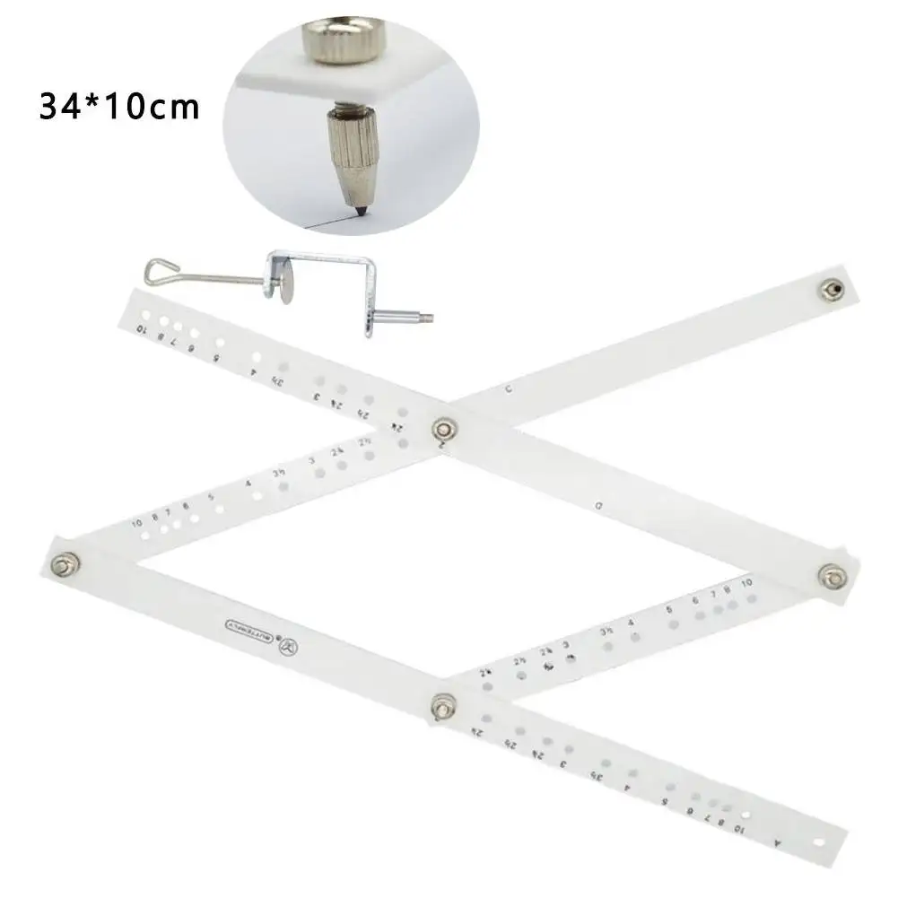 

Высококачественная складная линейка-трансформер для художников: копировальная линейка, инструмент для увеличения и уменьшения рисунков для офиса и школы