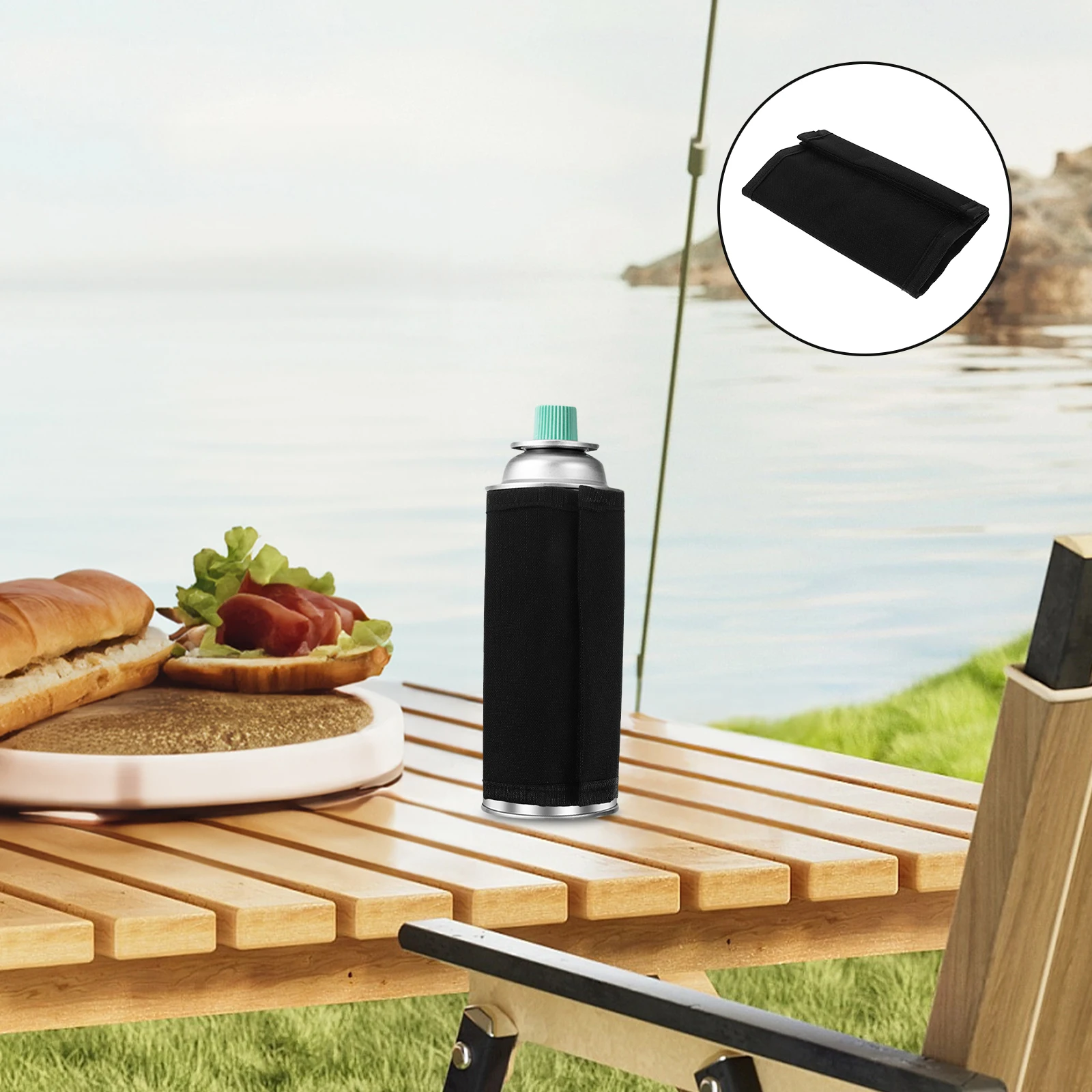 

Waterproof Cylinder Cover Outdoor Heavy Duty Anti-Collision Tank Protector Bag With Hanging Loop Non-Slip Surface For Camping