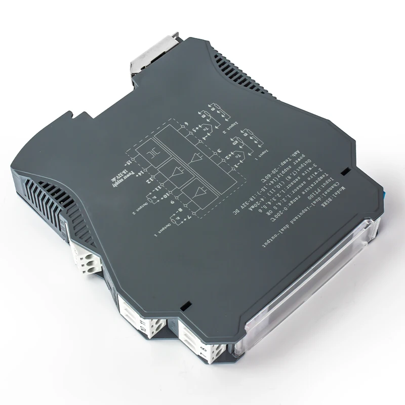 Temperature Signal Converter K type 0-100℃ 0-200℃ PT100 Signal Repeater 0-100℃ 0-200℃ -50-200℃ 1 In 1 Out 1 In 2 Out