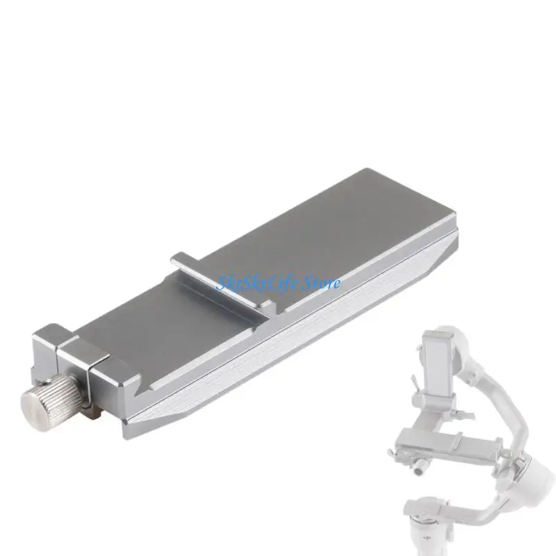 E65E Aluminum Alloy Quick Release Baseplate For Smooth Tripod To Stabilizer Switching