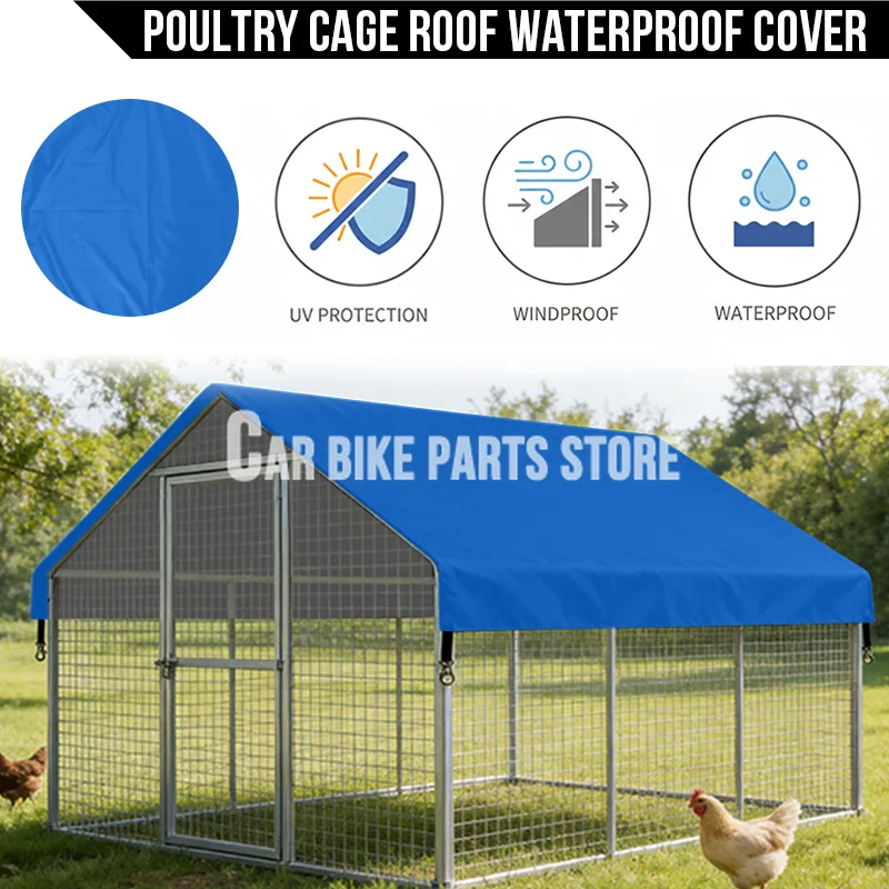 Chicken Coop Tarp For Chicken Coop Fence Dust Cover Multi-Purpose Chicken Coop Tarp Cover  Chicken Coop Rain Sun Protection