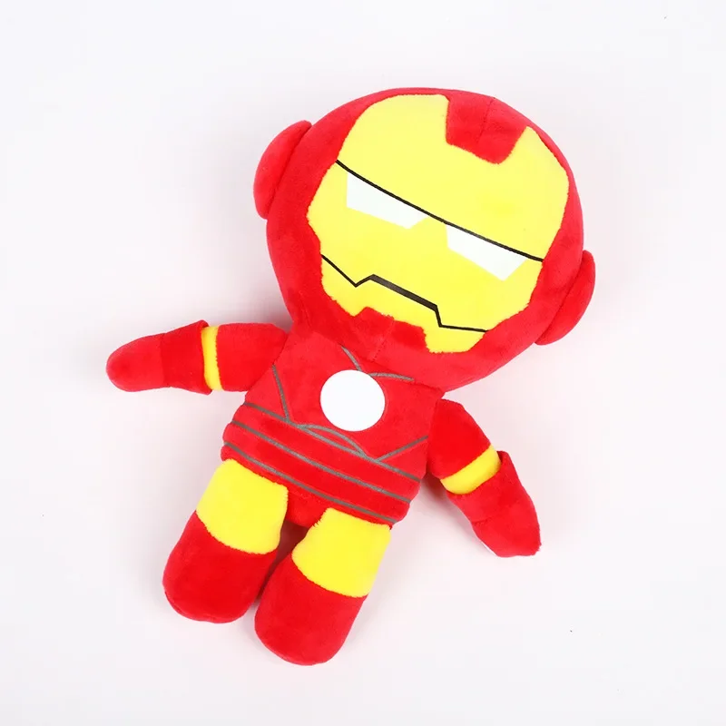 26cm film Avengers pluszowa zabawka superbohaterowie Spider-Man Kapitan Ameryka Iron Man lalka nadziewane zabawki dla dzieci prezent