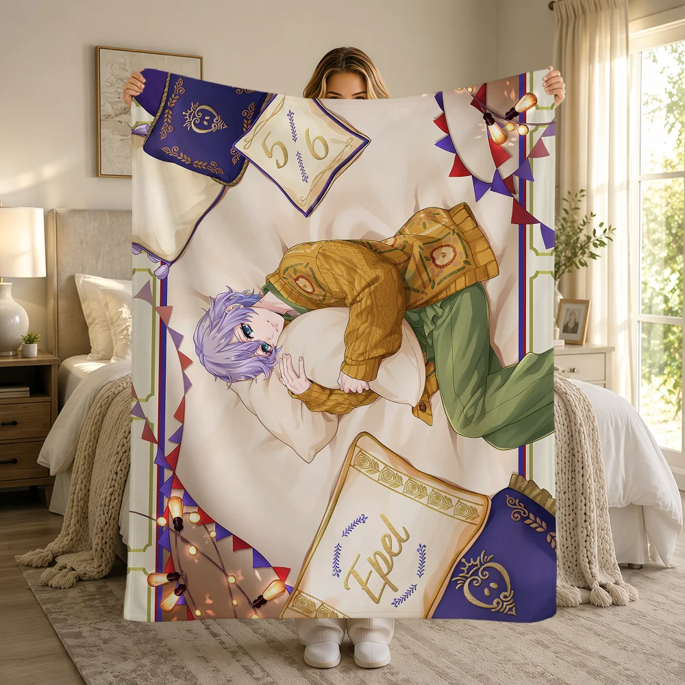 Card SSR T-Twisted Wonderland Ace Azul Cater Idia Warme Weiche Plüschdecke Sofa Wohnzimmer Nickerchen Zuhause Schlafzimmer Geschenk Flanell Hogar – Detail 15