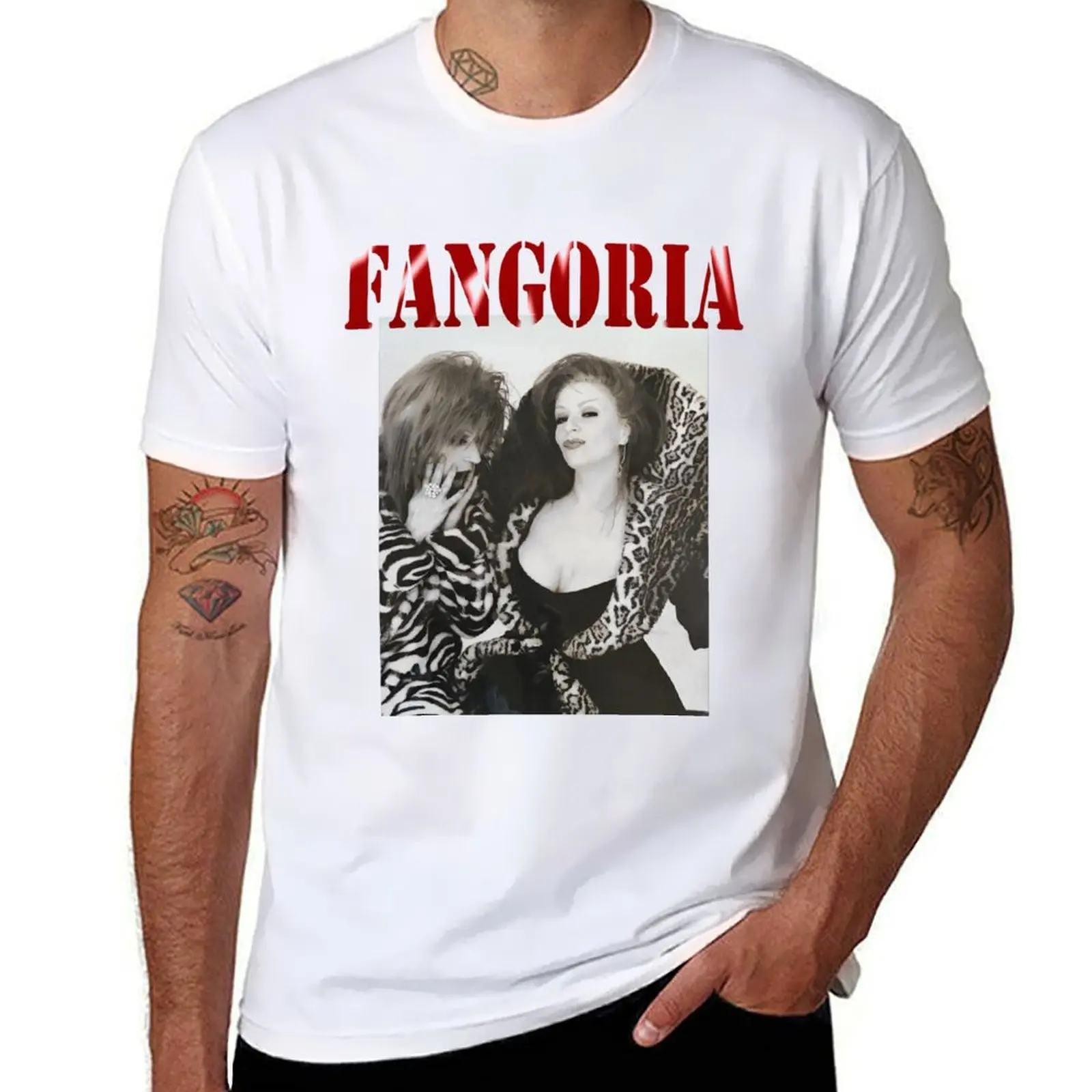 

T-Shirt t cotton t man Fangoria custom print shirt shirt