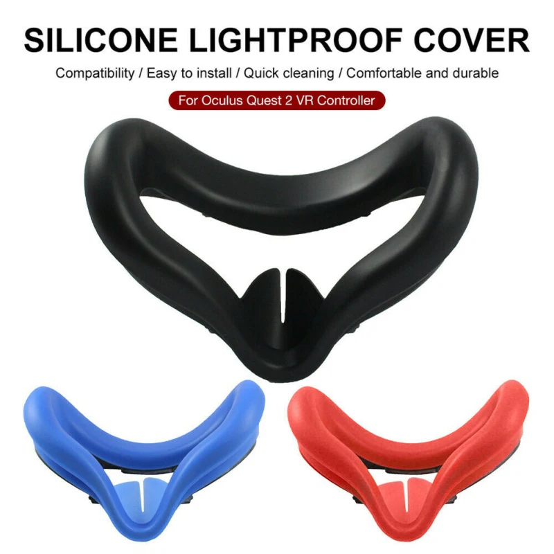 New For Oculus Quest 2 Replacement Face Pad Cushion Face Cover Bracket Protective Mat Eye Pad For Oculus Quest 2 VR Accessories