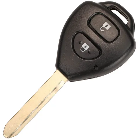 Корпус для автомобильного ключа Jingyuqin с 2/3 кнопками для Toyota Auris Corolla Verso Yaris, чехол-брелок с заменяемым лезв...