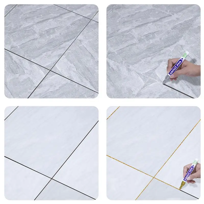 Ceramic Tile Repairing Pen Toilet Waterproof Mildew Floor Gap Beautification Ceramic Tile Repair Pen Mending Seam Filling