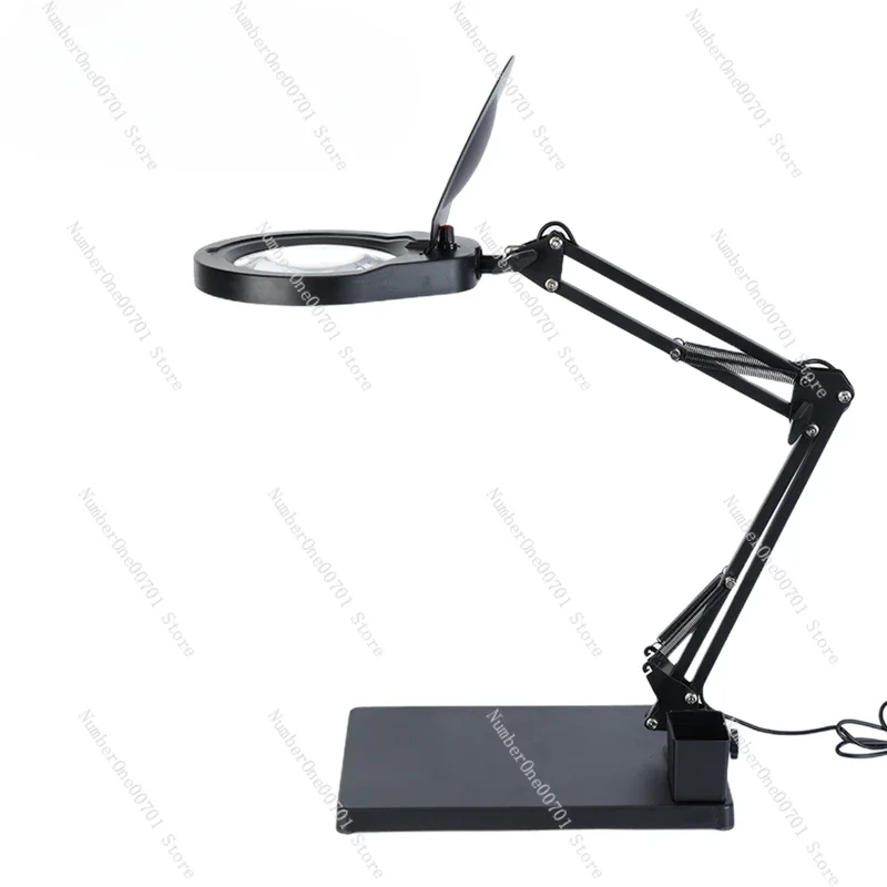 Bench Magnifiers Repair Dedicated Universal Electronic Circuit Board with LED Lights HD