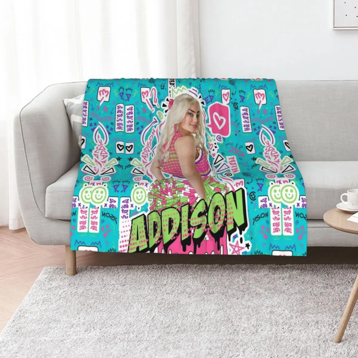 

zombies 3 1 backpack bag Throw Blanket blankets ands Cute Shaggy Blankets For Bed Blankets