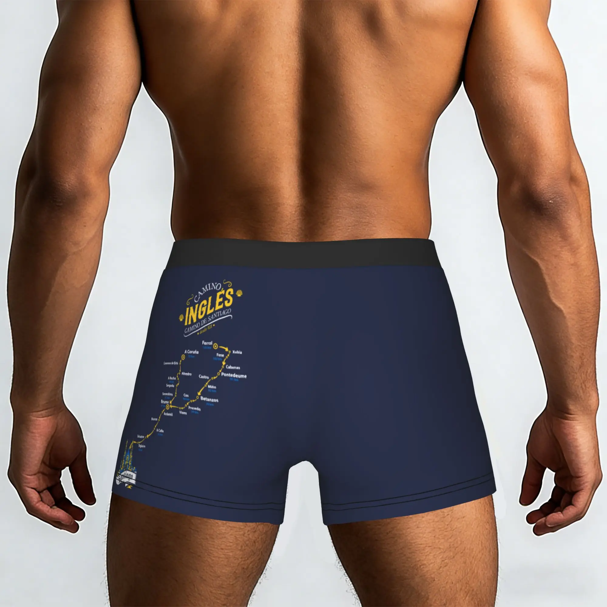 Customized English Way Boxer Shorts For Men 3D Printed  Underwear Panties Briefs Soft Underpants