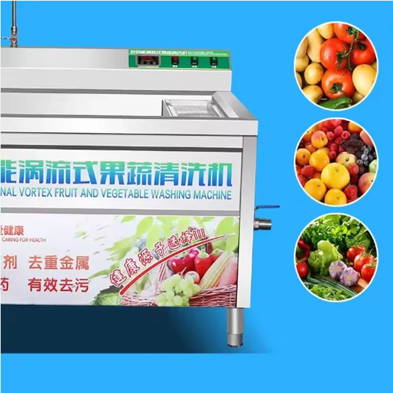 

Commercial Automatic Multi Functional Industrial Stainless Steel Washing Purifier Machine for Leaf Vegetables Fruits