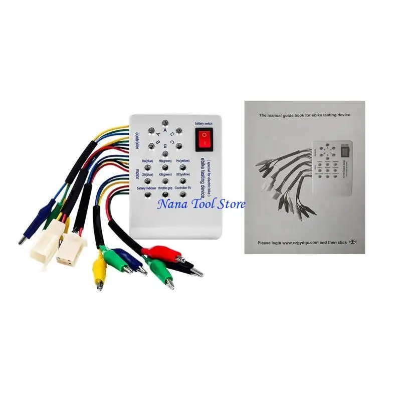 31GJ Ebike Testing Device Electro Car Repair Universal Electric Vehicle Detector Hall