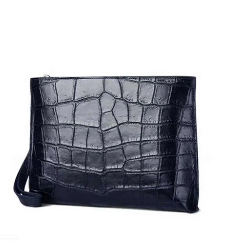 

gete new wrist bag business men's bag large capacity crocodile men clutch bag