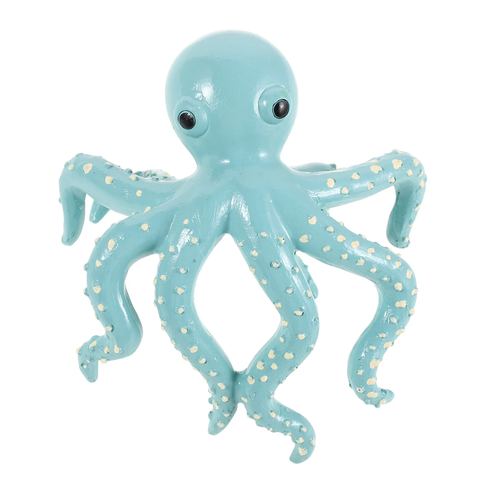 Mini Resin Octopus Sculpture Climbing Animal Flower Pot Huggers Flexible Tentacles Aquarium Edge Plant Accessories Decoration