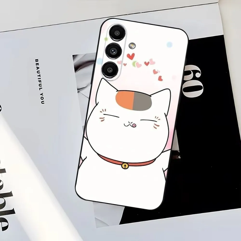 Nyanko S-Sensei  Phone Case For Samsung S25,S24,S23,S22,S21,S20,S10,Ultra,Plus,Lite,FE,Soft Silicone Black Cover