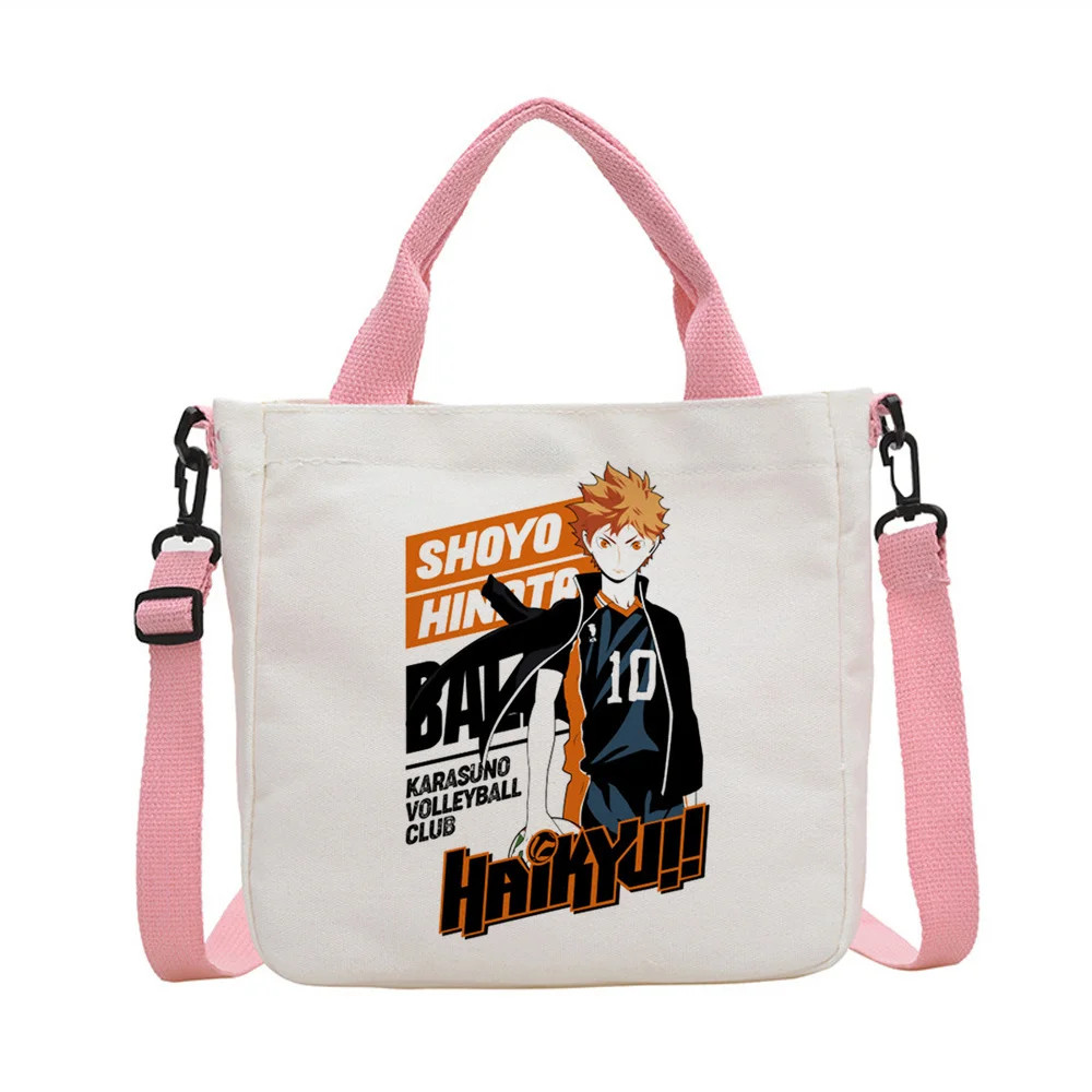 Haikyuu tote bag foldable bolsas de tela canvas  y2k shopper femme