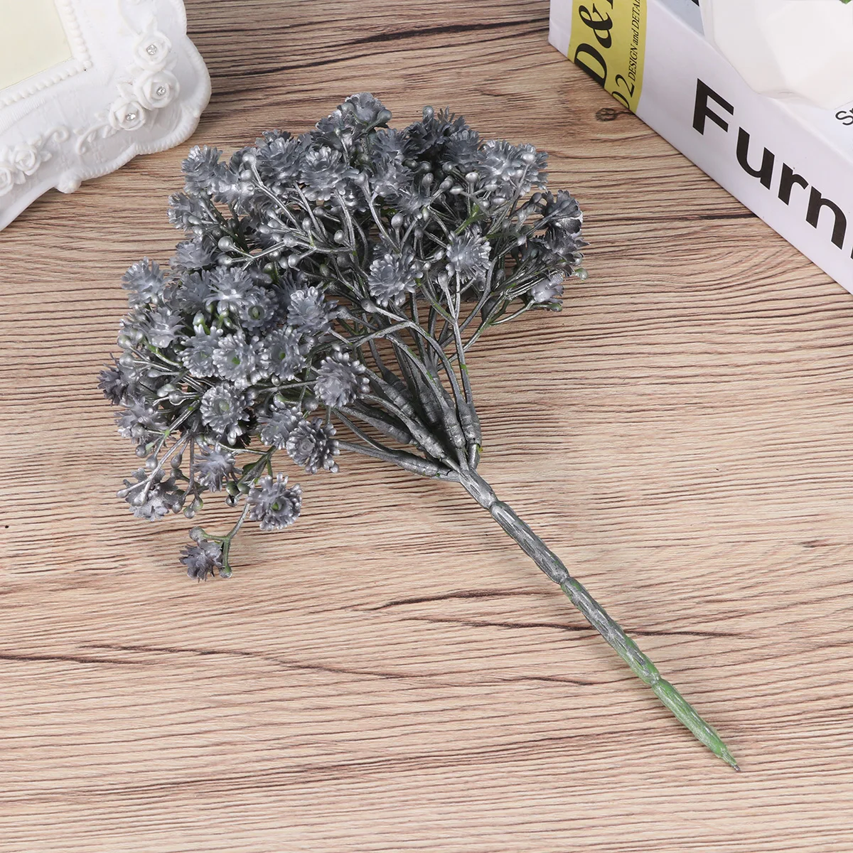 1Pcs Pearl Artificial Gypsophila Premium Eco-Friendly Plastic Flower Decoration Wedding Home Party Artificial Gypsophila