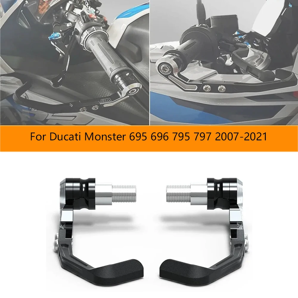 

For Ducati Monster 695 696 795 797 2007-2021 Clutch Handlebar Protector Motorcycle Levers Guard Brake