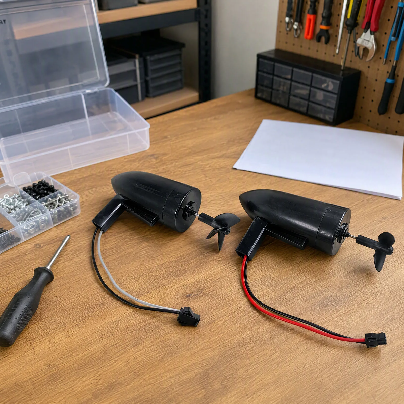 Boat Motor Drive Replacement Left Right Pair CW CCW Forward Reverse for RC Bait Boat Remote Control Fishing