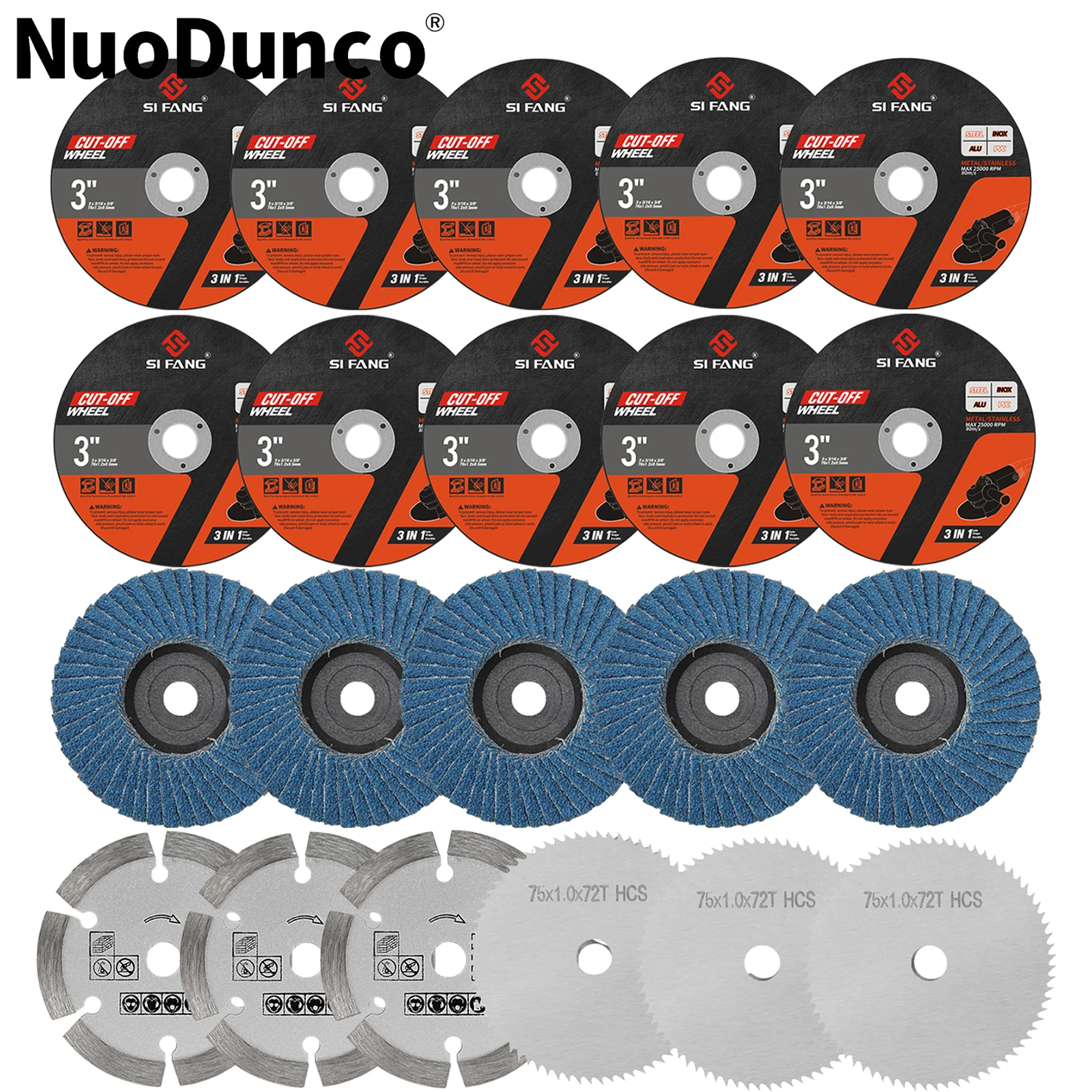 

3-дюймовый отрезной диск из смолы, лепестковые диски, дисковая пила, шлифовальный круг для угловой шлифовальной машины, режущий инструмент для деревообработки