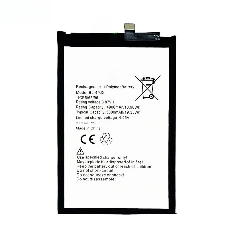 New BL-49JX Mobile Phone Battery 3.87V 5000mAh For infinix Note 10 Pro Zero 5G Note 11 Pro Note 11S HOT 30 Hot 40 Pro Hot 40