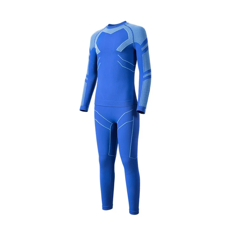 

Winter New Kids Ski Quick Drying Suit Boys Outdoor Sports Seamless Compression Warm Autumn Clothes Base Set