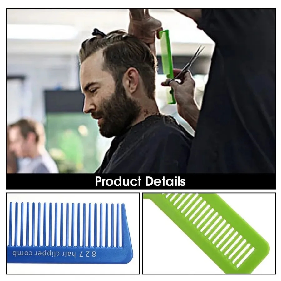 Professional Haircut Comb for Barber Hair Styling & Grooming Tool Haircutting Clipper Flattop Comb