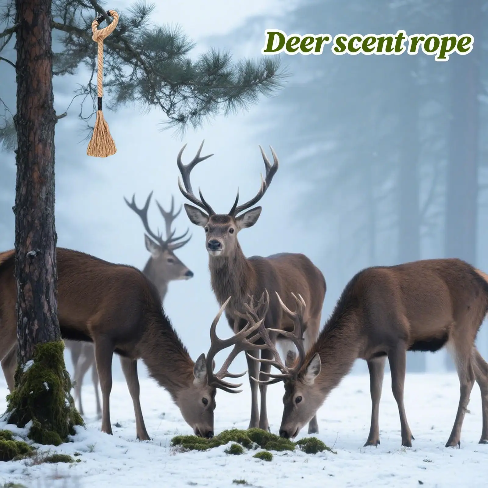 

Deer Rope Effective Long-Lasting Lures Whitetail Attractant & Lure For Trail Outdoor Camping Wildlife Woods Hiking