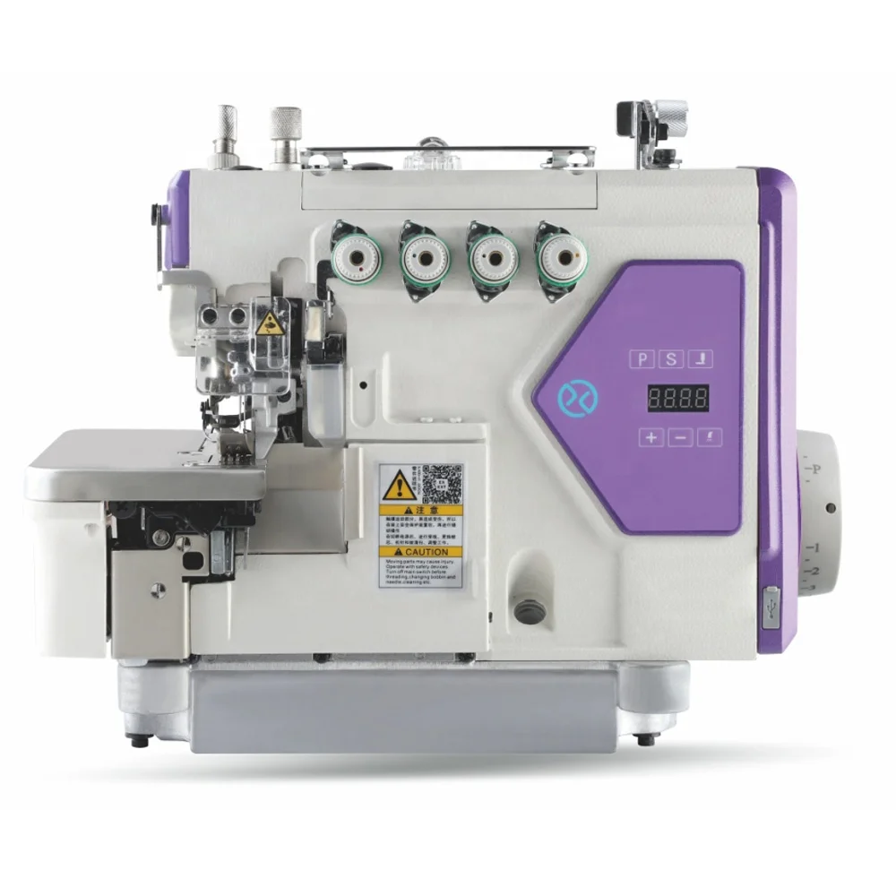 QK-GS918D-5 Factory high speed direct drive up and down differential overlock sewing machine for closer bag