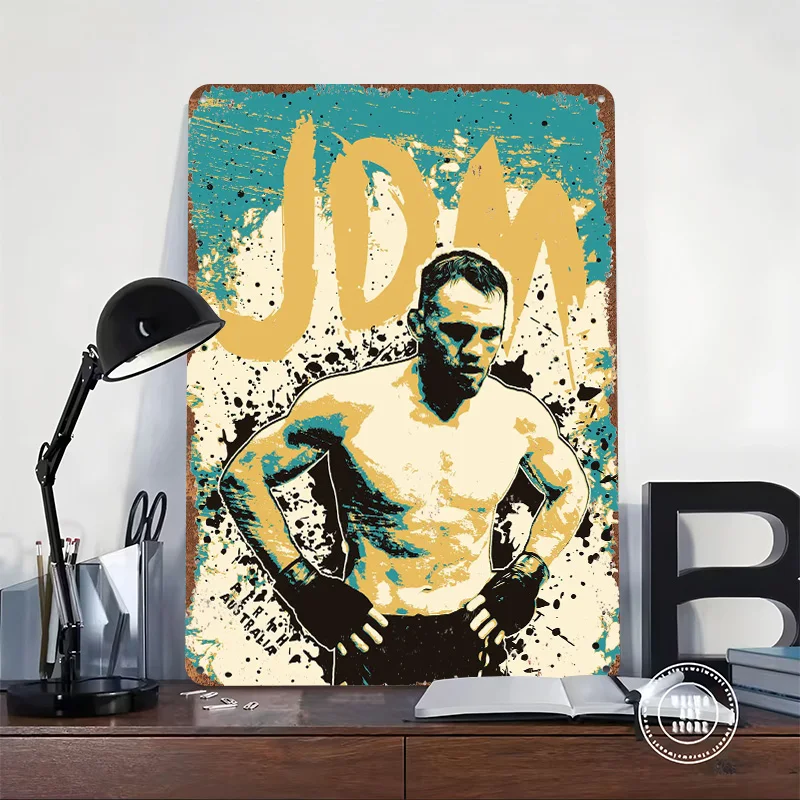 Jack Della Maddalena Art Printed Posters Customizable Wall Art Retro Vintage Metal Tin Signs for Home Room Decoration Aesthetic