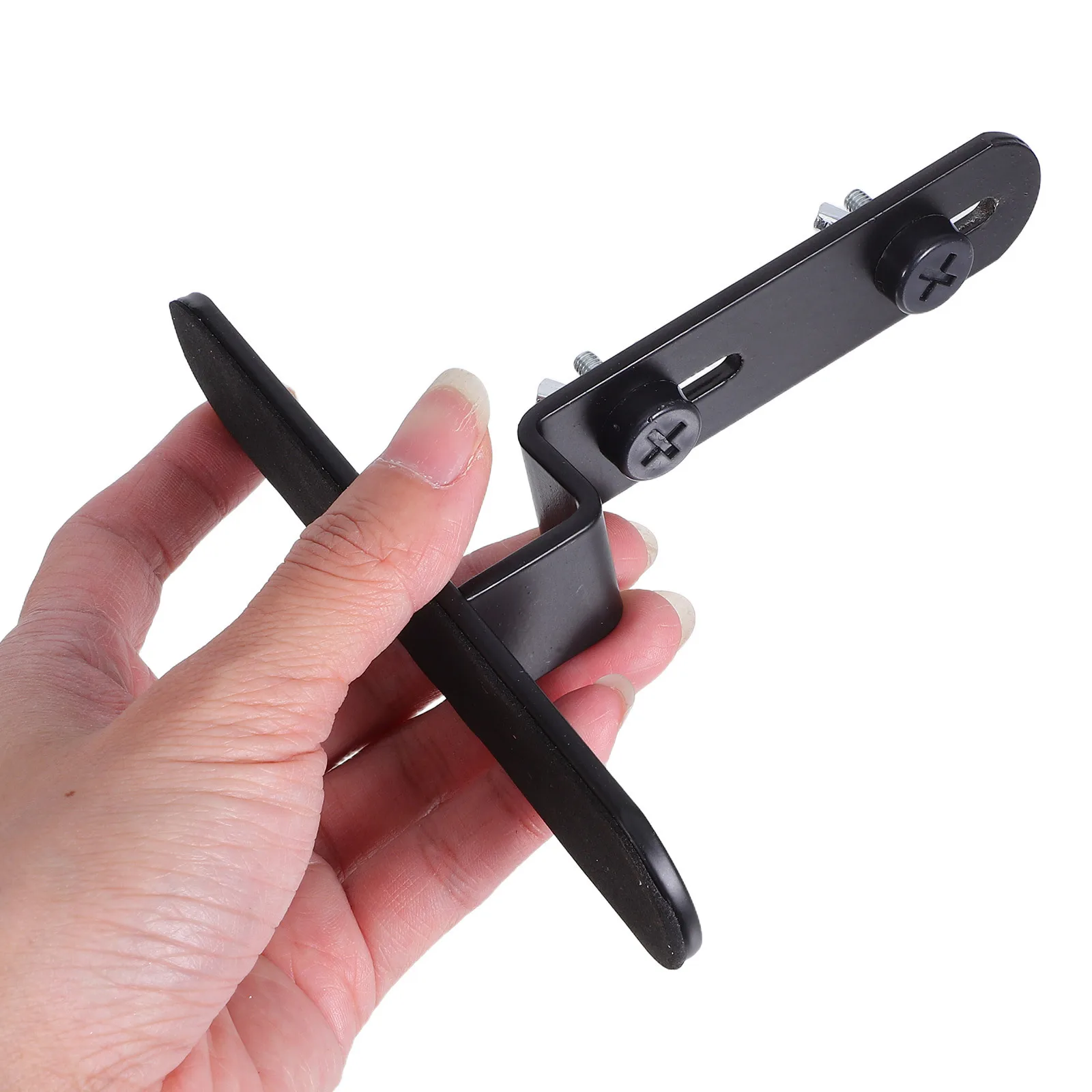 

2pcs Pegboard Desktop Stand Metal Tabletop Organizer Bracket Wall Mounted Desk Display Shelf Storage Rack White