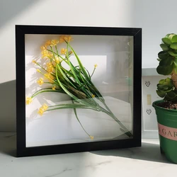 Shadow Box Frame Depth 3cm Wood Photo Frame For Displaying Three-Dimensional Works DIY 3D Wood Picture Frame Photo Decor