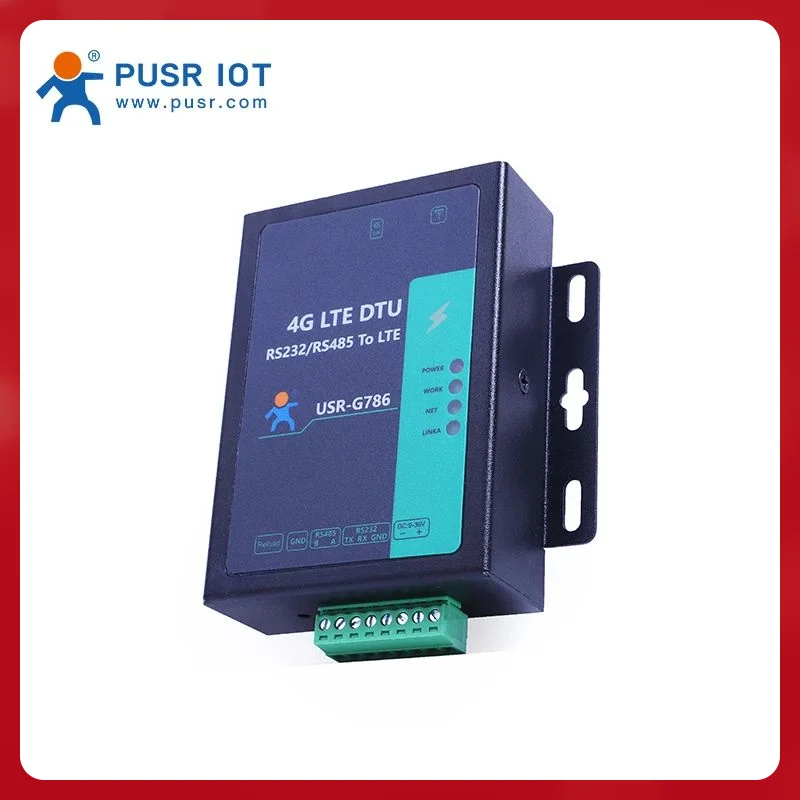 حقيقي PUSR الصناعية M2m RS485 4g Lte مودم Gsm التردد العالمي التسلسلي USR-G786-G