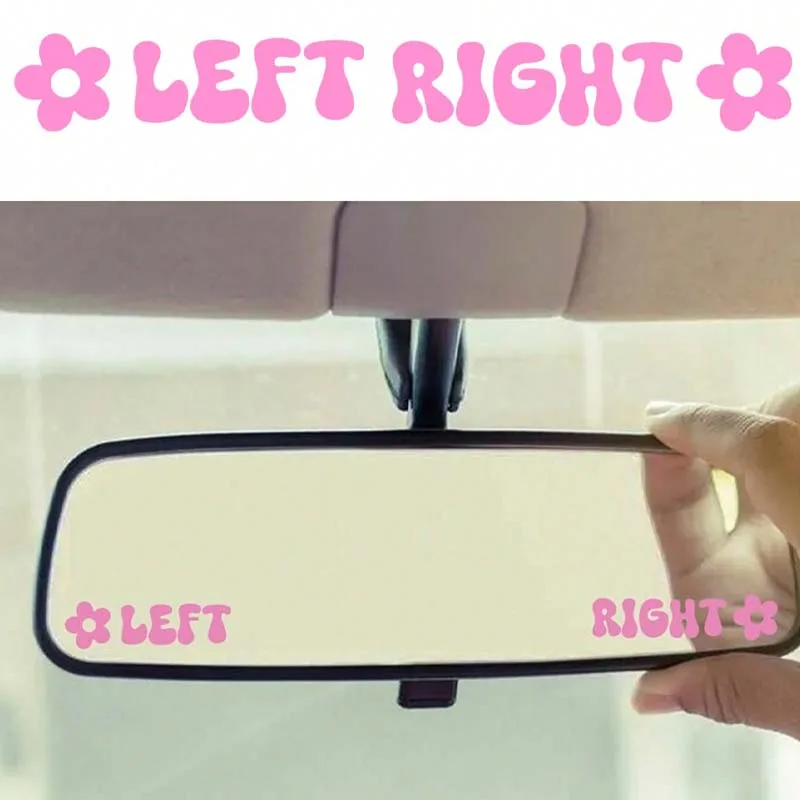 Left and right stickers, car decoration stickers, car stickers suitable for rearview mirrors and side mirrors, car decals